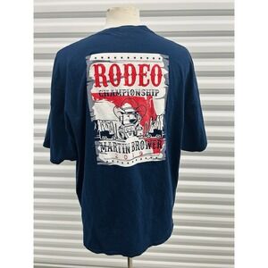 RODEO 2019 Bull Riding Big Rig Martin Brower Vagas Black 3XL